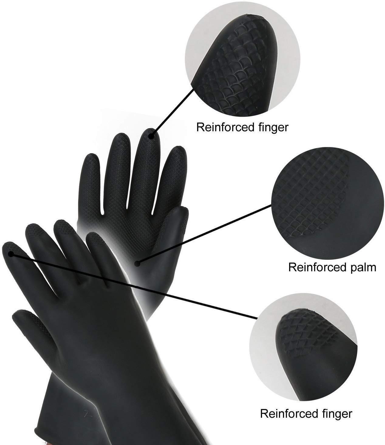 0673 Multipurpose Natural Gum Rubber Reusable Cleaning Gloves - SkyShopy 0673 Multipurpose Natural Gum Rubber Reusable Cleaning Gloves - SkyShopy